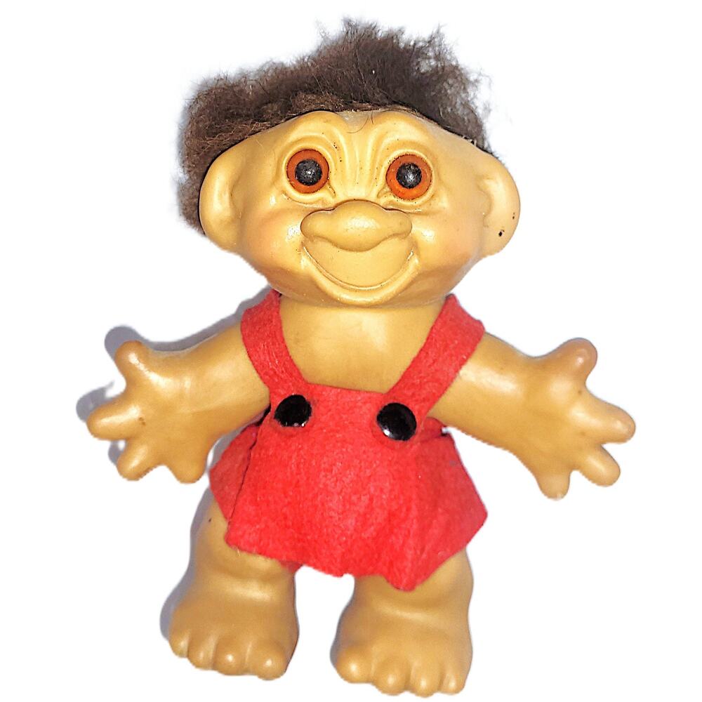 5" Vintage USA Foreign Pat. Pending in Denmark Thomas Dam Troll Doll